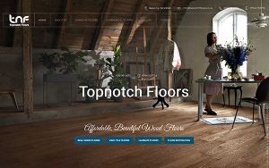 Channel Media Creative Website for Topnotch Floors